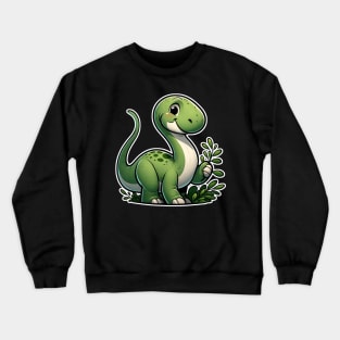 Cute brontosaurus Crewneck Sweatshirt